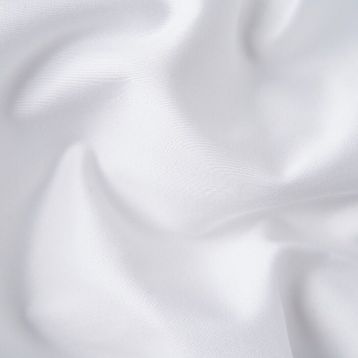 close up of wide cotton sateen texture