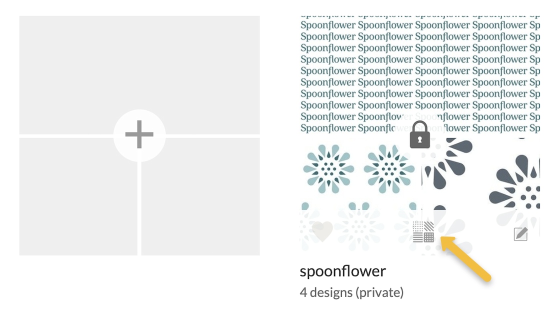screenshot of fill a yard button on collection cover preview