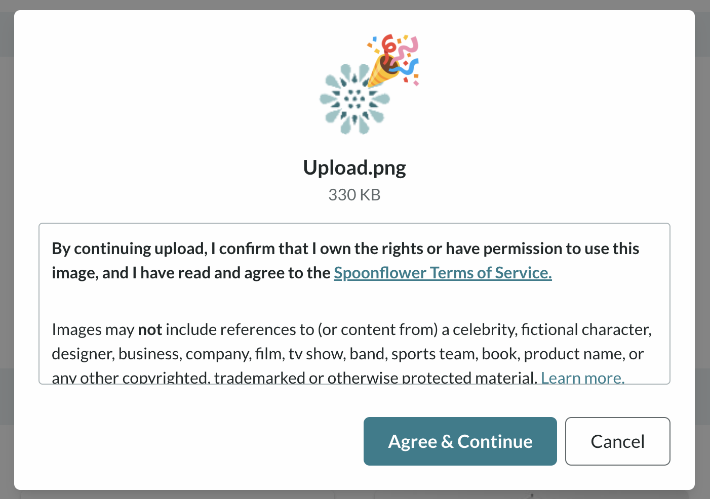 Upload Agreement 