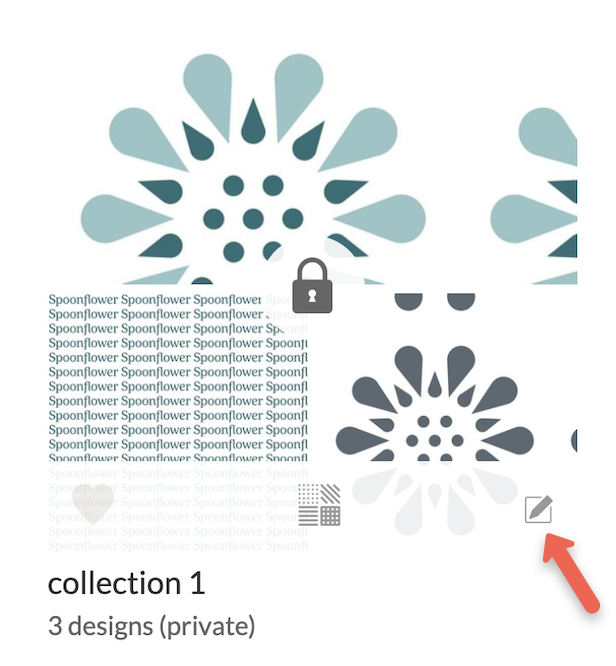 edit collection icon