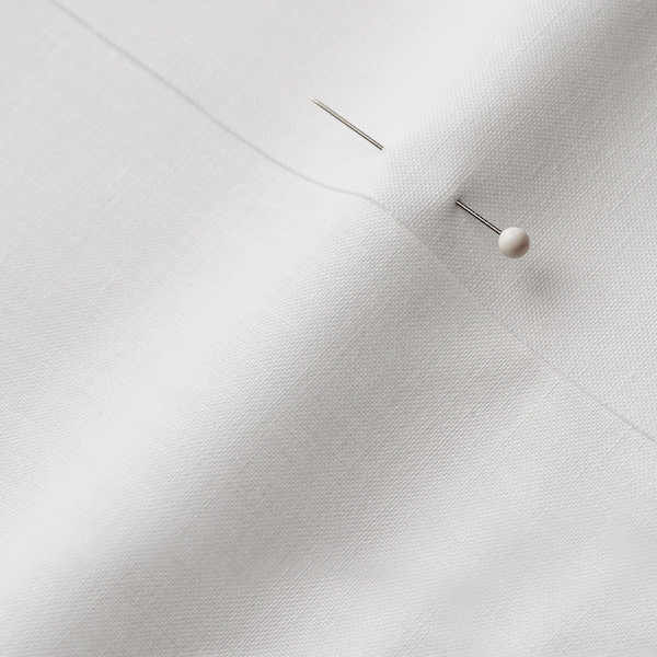 close up of unprinted petal signature cotton