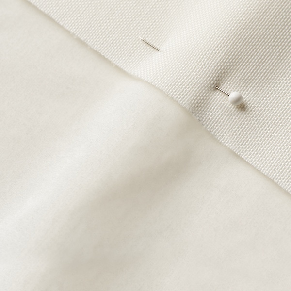 Close up of unprinted celosia velvet fabric