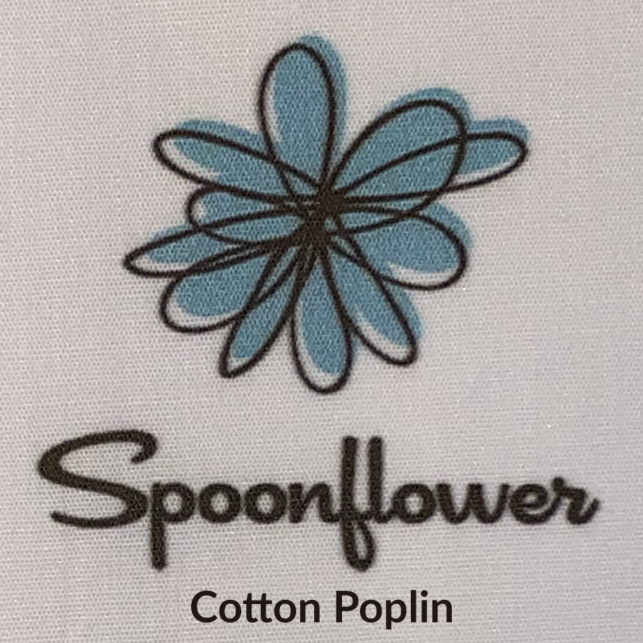 Spoonflower Logo Printed on Cotton Poplin